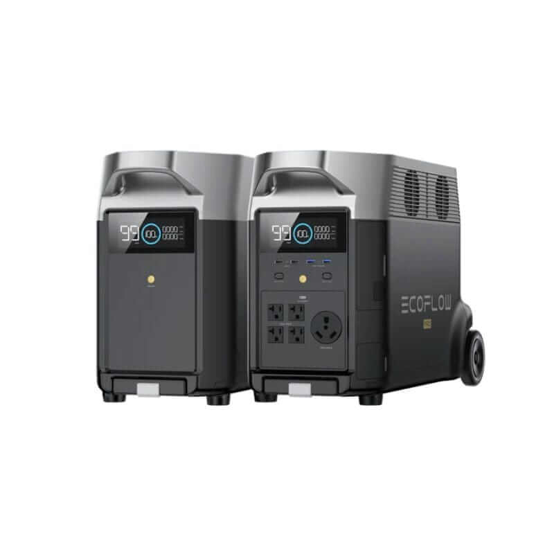 EcoFlow DELTA Pro Portable Power Station Bundle, 7.2kWh Capacity, 3600W Output, Includes Smart Extra Battery | DELTAPro-DELTAProEB-US
