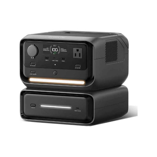 EcoFlow RIVER 3 Max 576Wh Portable Power Station (RIVER 3 Plus + Extra Battery) | EFRIVER3Max-US