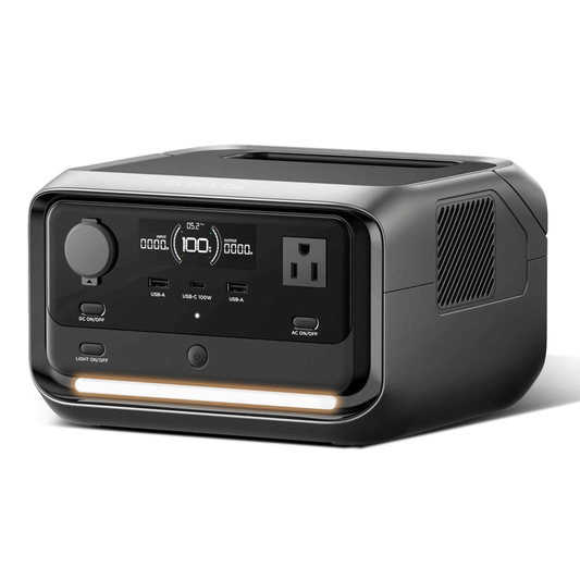 EcoFlow RIVER 3 Plus Portable Power Station, 286Wh, 600W Output, LiFePO₄ Battery | EFRIVER3Plus-US