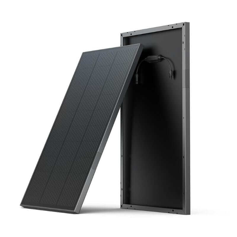 EcoFlow 2x 100W Rigid Solar Panels, 200W Total, High Efficiency, Durable Design | ZMS331