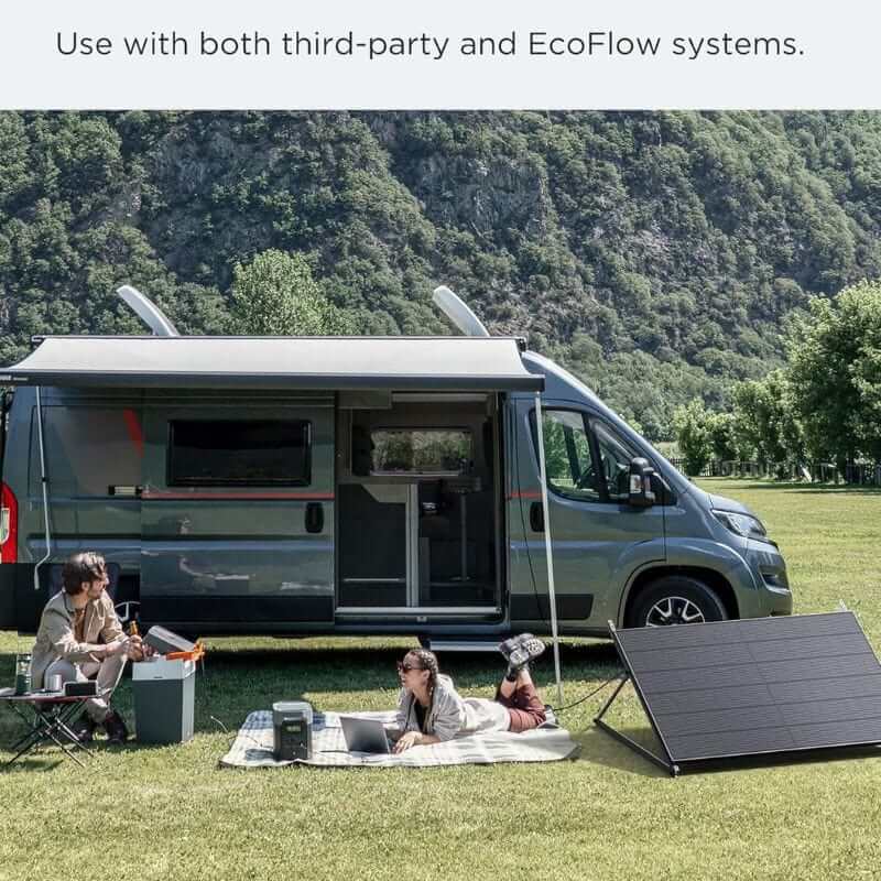 EcoFlow 2x 400W Rigid Solar Panels, 800W Total, High Efficiency, Durable Design | ZPTSP300