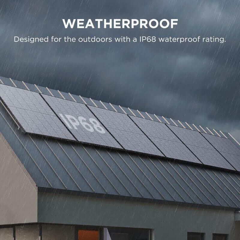 EcoFlow 2x 400W Rigid Solar Panels, 800W Total, High Efficiency, Durable Design | ZPTSP300