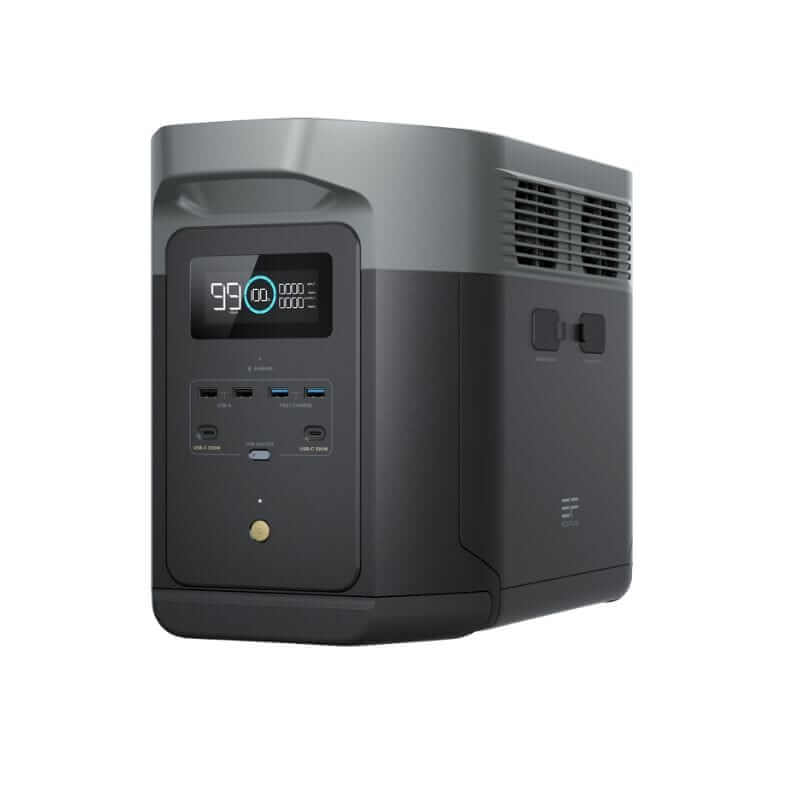 EcoFlow DELTA 2 Max Portable Power Station Bundle with 4096Wh Capacity, 2400W Output, Includes Smart Extra Battery | D2M-US-EB