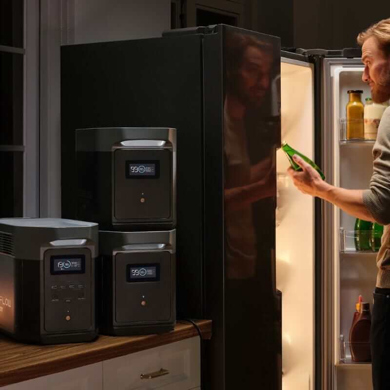 EcoFlow DELTA 2 Max Smart Extra Battery with 2048Wh Capacity, LFP Chemistry, 3000+ Cycles | EFDELTA2MaxEB