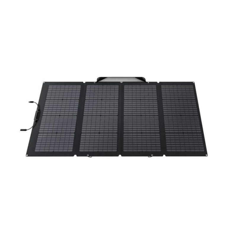 EcoFlow DELTA 2 Bundle, 2048Wh Capacity, 1800W Output, Includes Extra Battery, 220W Solar Panel, and Protective Bag | DELTA2-DELTA2EB-220B