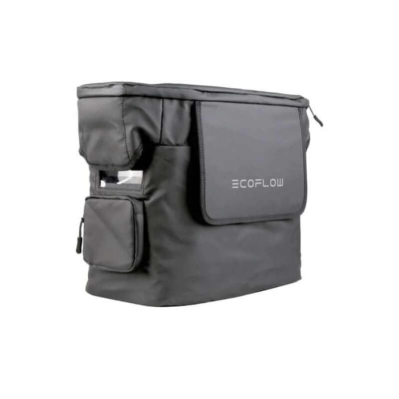 EcoFlow DELTA 2 Bundle, 2048Wh Capacity, 1800W Output, Includes Extra Battery, 220W Solar Panel, and Protective Bag | DELTA2-DELTA2EB-220B
