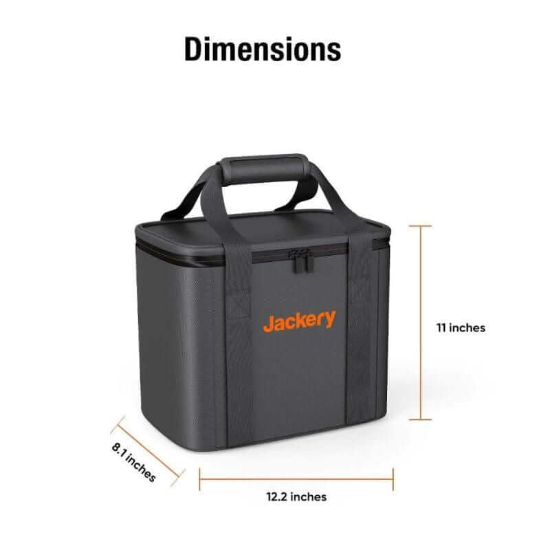 Jackery Carrying Case Bag for Explorer 500/300 Plus/300/240, Durable & Splash-Resistant | 90-0500-USYOR1