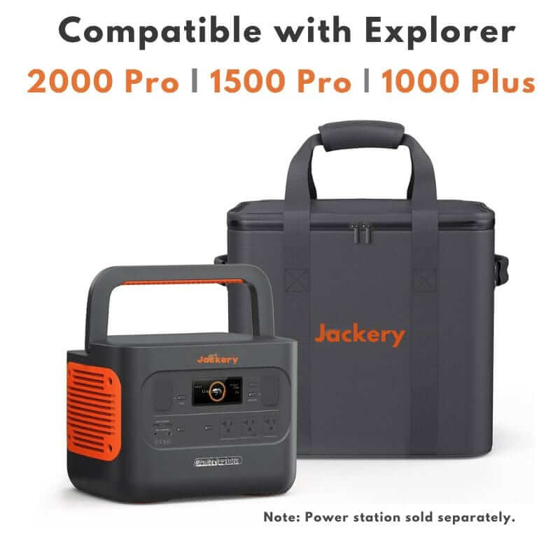 Jackery Carrying Case for Explorer 2000 Pro/1500 Pro/1000 Plus, Large, Durable & Protective | 90-2000-USYOR2