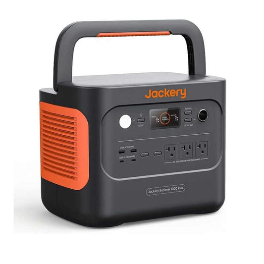 Jackery Explorer 1000 Plus Portable Power Station, 1264Wh, 2000W Output, Expandable Capacity | 21-0001-000027Y