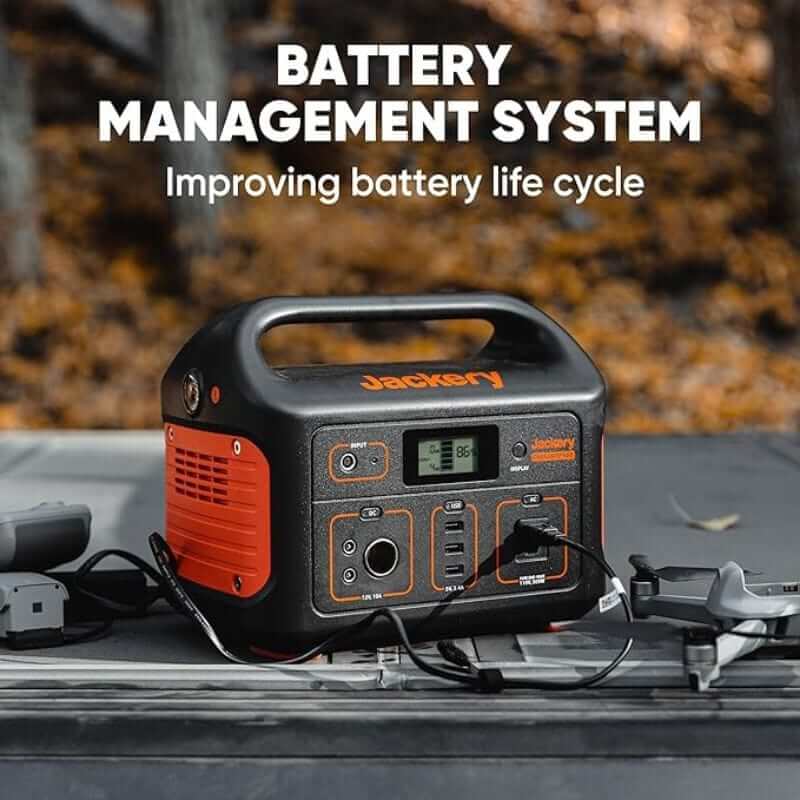 Jackery Explorer 500 Portable Power Station, 518Wh Capacity, 500W Output, Multiple Charging Options | 70-0500-USO001