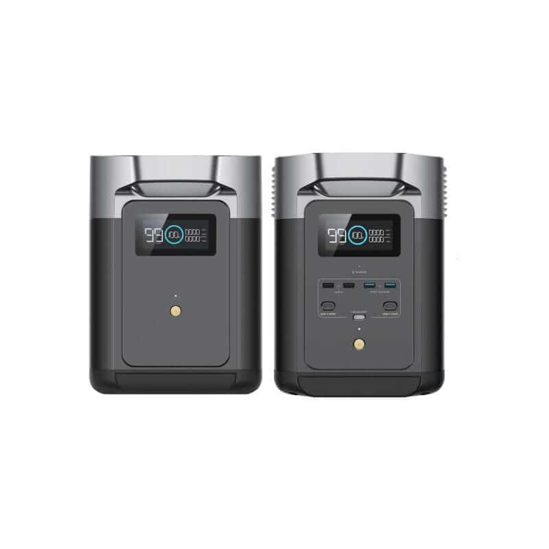 EcoFlow DELTA 2 + Smart Extra Battery Bundle with 2048Wh Capacity, 1800W Output, Expandable Home Backup Solution | DELTA2-DELTA2EB