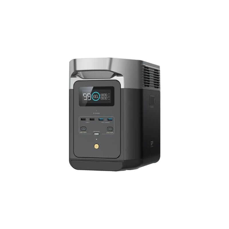 EcoFlow DELTA Pro Solar Generator with 3600Wh Capacity, 3600W Output, Includes 2x 220W Solar Panels | DELTA2-220W2