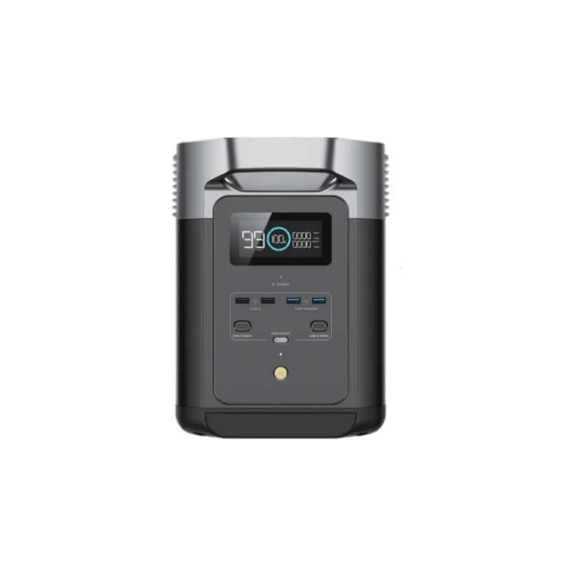 EcoFlow DELTA 2 Solar Generator Kit with 1024Wh Capacity, 1800W Output, Includes 220W Bifacial Solar Panel | DELTA2-220W