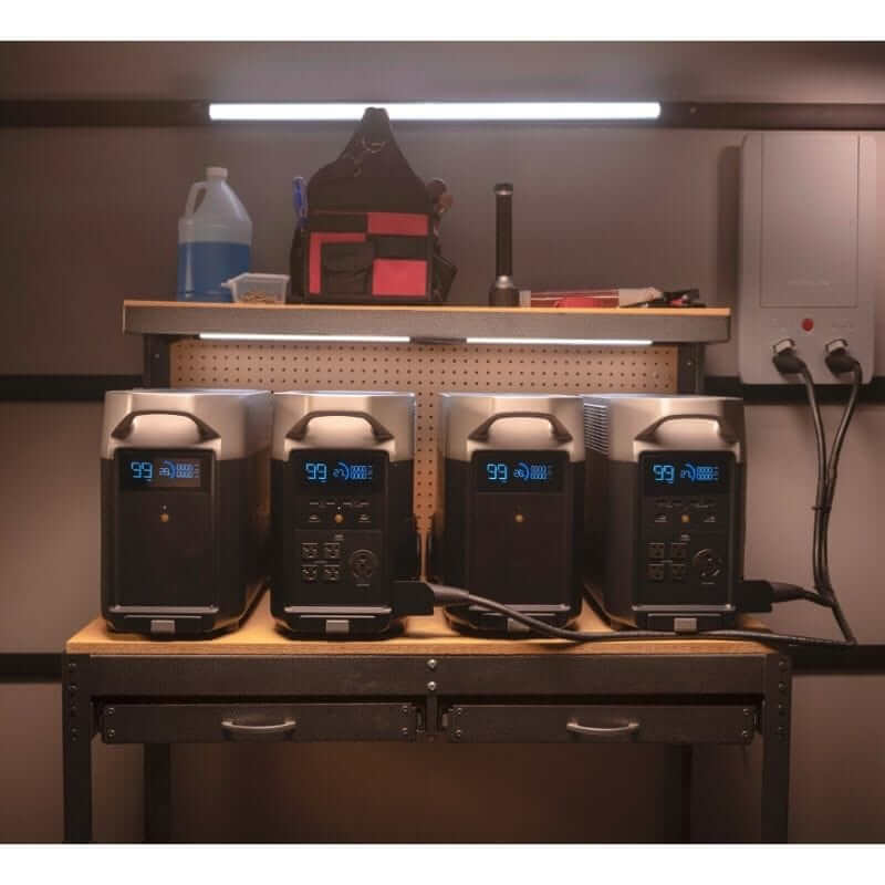 EcoFlow DELTA Pro Smart Extra Battery 3600Wh, Expandable Home Backup Power Solution | DELTAProEB-US