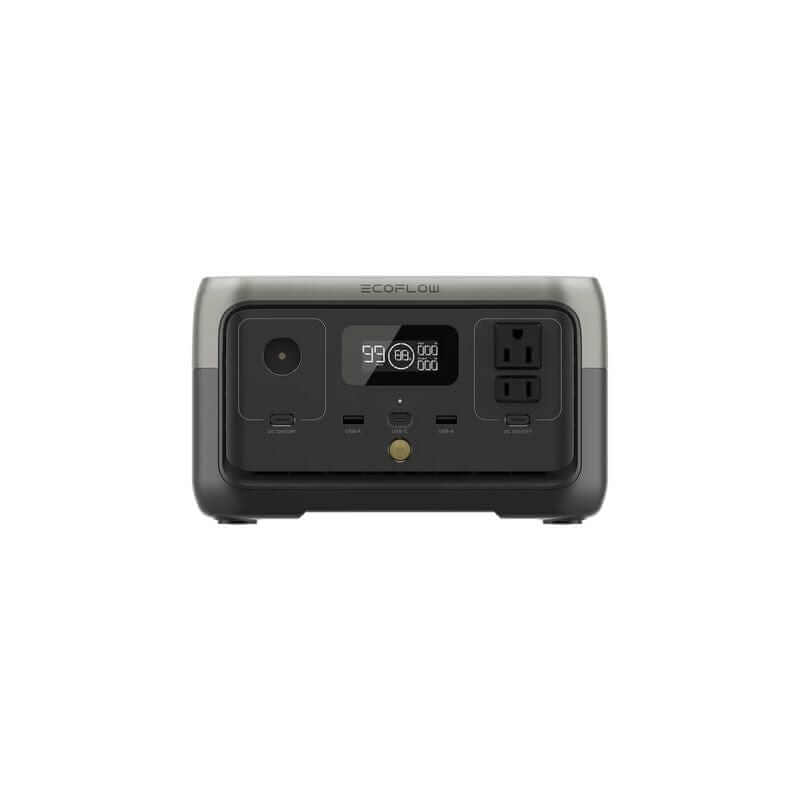 EcoFlow RIVER 2 Portable Power Station with 256Wh Capacity, 300W Output, Fast Charging | ZMR600-US
