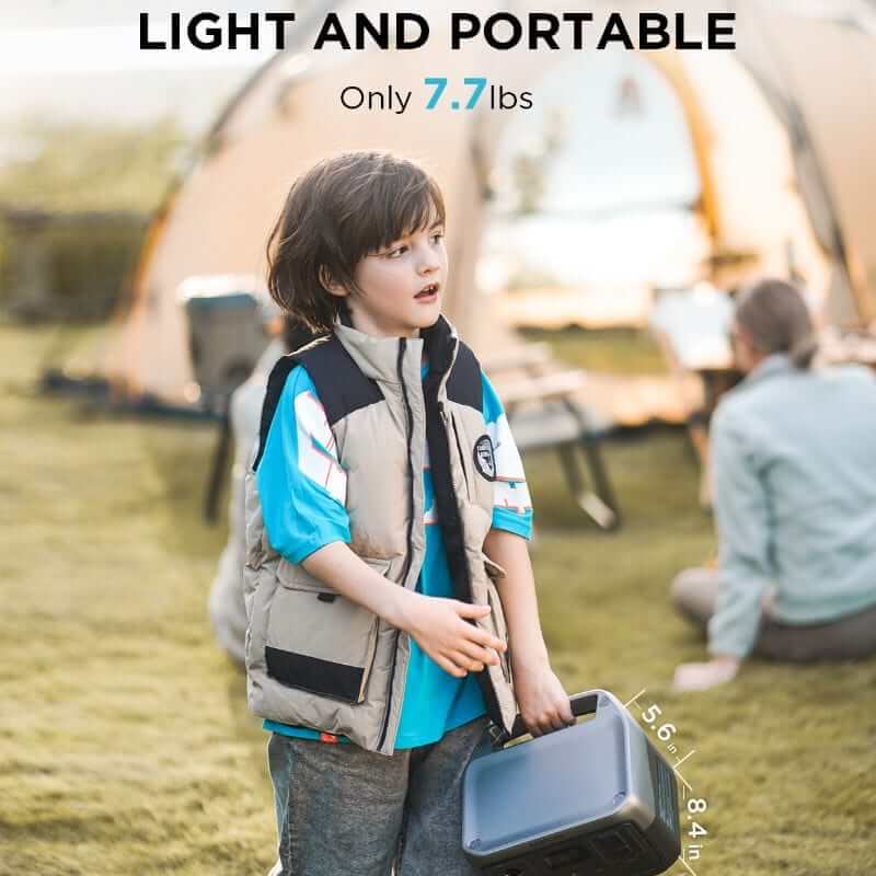 EcoFlow RIVER 2 Portable Power Station with 256Wh Capacity, 300W Output, Fast Charging | ZMR600-US