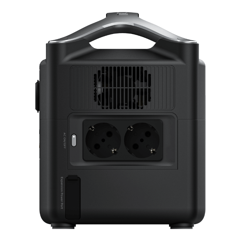 EcoFlow RIVER Pro Solar Generator Kit with 110W Solar Panel, 720Wh Capacity, 600W Output, Expandable Storage | RIVERPROAMSP111