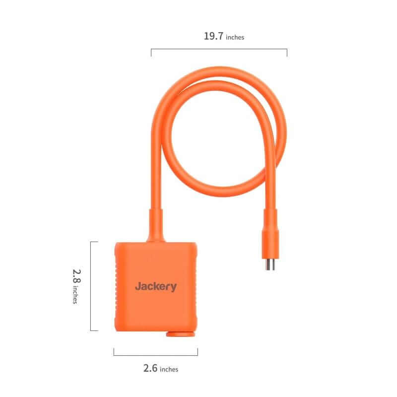 Jackery Solar Panel Connector, Links Multiple Solar Panels to Explorer Power Stations | 21-0006-000030