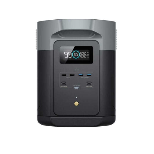 EcoFlow DELTA 2 Max Portable Power Station with 2048Wh Capacity, 2400W Output, Expandable Battery | EFDELTA2Max-US