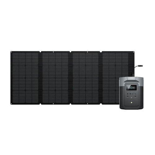 EcoFlow Power Station EcoFlow DELTA 2 Max Solar Generator + 160W Solar Panel