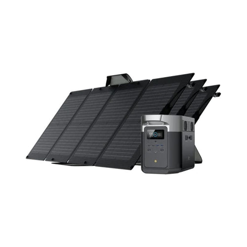 EcoFlow Solar Generator EcoFlow DELTA Max 1600 + 3 x 110W Solar Panels