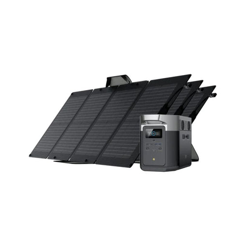 EcoFlow Solar Generator EcoFlow DELTA Max 2000 + 3 x 110W Solar Panels