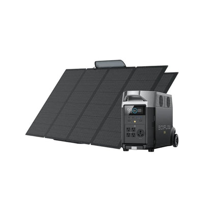 EcoFlow Solar Generator EcoFlow DELTA Pro Portable Power Station + 2x 400W Solar Panel