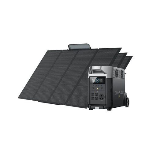 EcoFlow Solar Generator EcoFlow DELTA Pro Solar Generator + 3x 400W Solar Panels