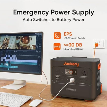 Jackery portable power station Jackery Solar Generator 2000 Plus + 2 x 200W Solar Panels