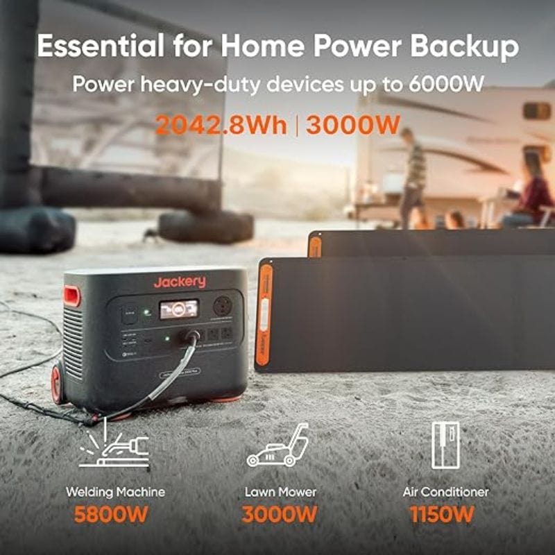 Jackery portable power station Jackery Solar Generator 2000 Plus + 2 x 200W Solar Panels