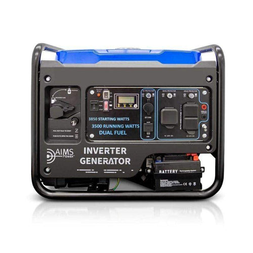 AIMS Power Inverter Generator AIMS Power 3850W Dual Fuel Generator GEN3850W120VD