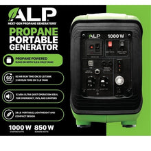 Load image into Gallery viewer, ALP Generators Propane Generator ALP 1000W Propane Portable Generator with Conversion Hose ALPG-BB-HCombo