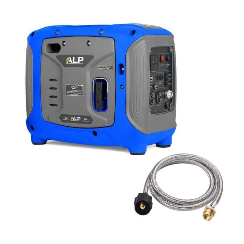 ALP 1000W Propane Portable Generator with Conversion Hose ALPG-BG-HCombo | ALPG-BG-HCombo