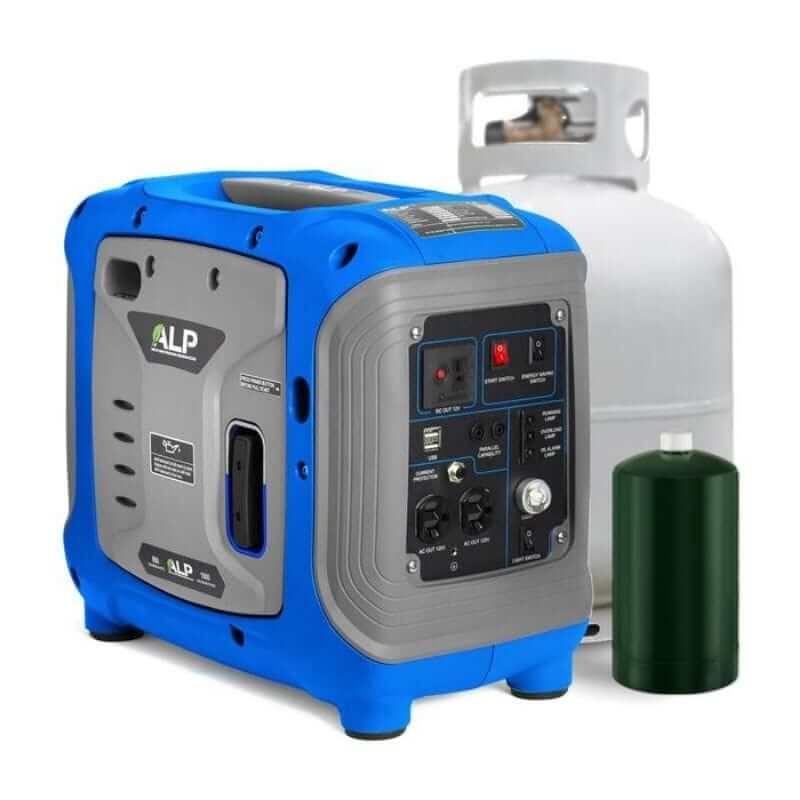 ALP 1000W Propane Portable Generator with Conversion Hose ALPG-BG-HCombo | ALPG-BG-HCombo