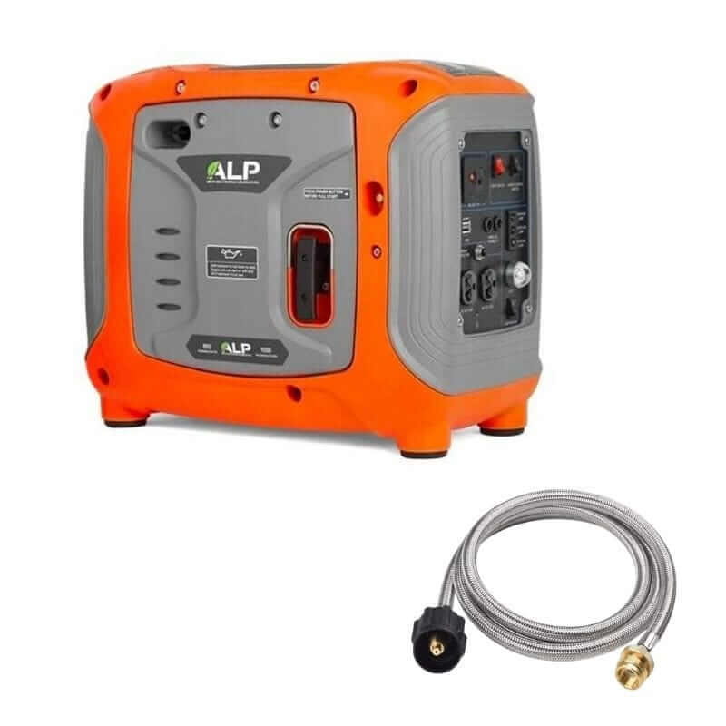 ALP 1000W Propane Portable Generator with Conversion Hose ALPG-OG-HCombo | ALPG-OG-HCombo