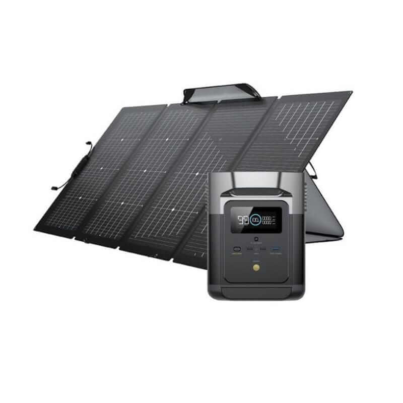 EcoFlow Generator EcoFlow DELTA Mini + 220W Bifacial Solar Panel