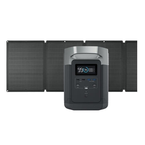 EcoFlow Solar Generator Copy of EcoFlow DELTA Portable Power Station +x1 160W Solar Panels DELTAAMSP161