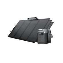 Load image into Gallery viewer, EcoFlow Solar Generator EcoFlow DELTA Max 2000 Solar Generator Kit with 3x 220W Bifacial Solar Panel TMR310-3MS430-US