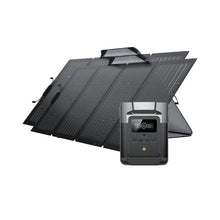 Load image into Gallery viewer, EcoFlow Solar Generator EcoFlow DELTA Mini + 2x 220W Bifacial Solar Panels