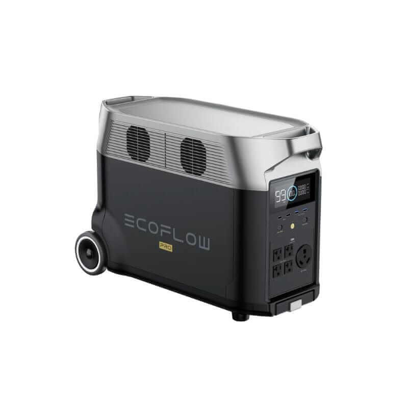 EcoFlow DELTA Pro Solar Generator Kit with 3600Wh Capacity, 3600W Output, Includes 3x 220W Bifacial Solar Panels | TMR500-3MS430-US