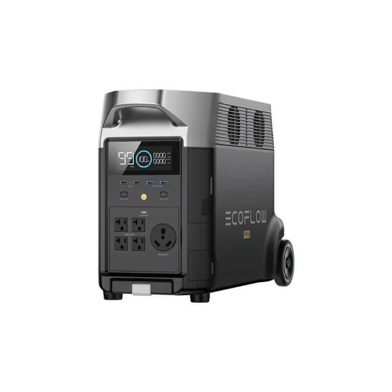 EcoFlow DELTA Pro Solar Generator Kit with 3600Wh Capacity, 3600W Output, Includes 3x 220W Bifacial Solar Panels | TMR500-3MS430-US