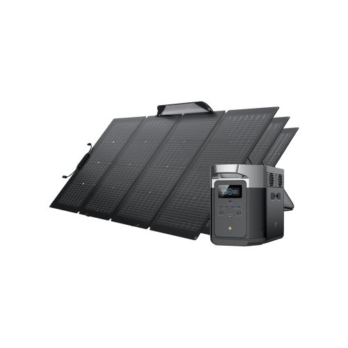 EcoFlow Solar Generator EcoFlow Power Station DELTA Max 1600 + 3x 220W Solar Panels