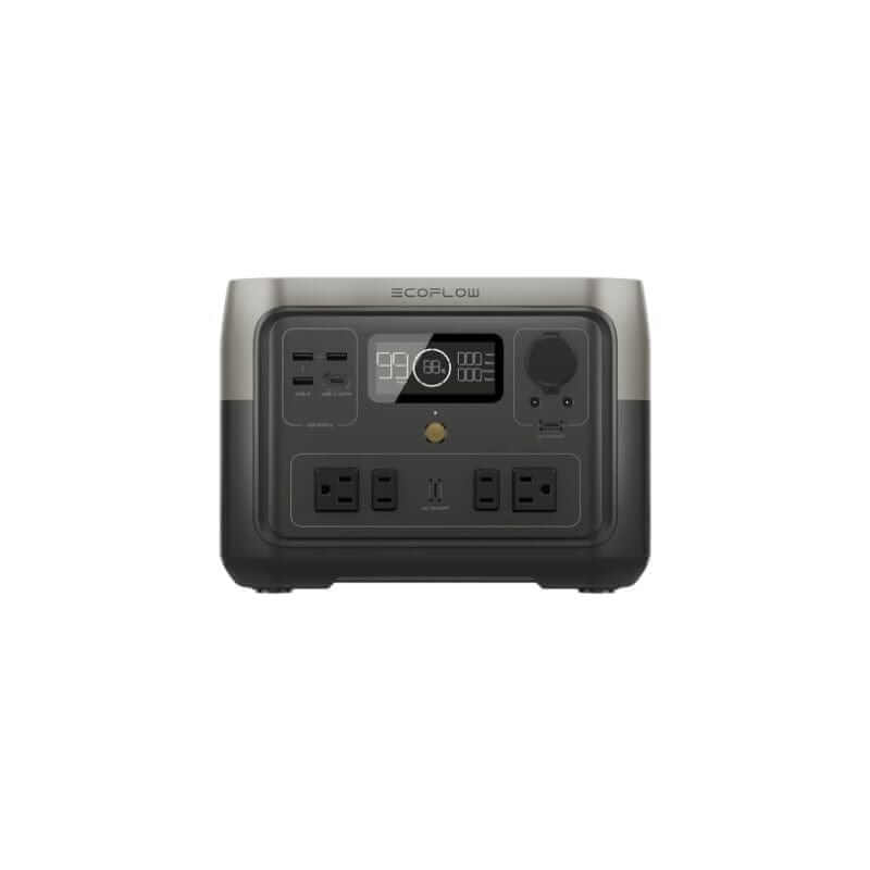 EcoFlow RIVER 2 Solar Generator with 256Wh Capacity, 300W Output, Includes 110W Portable Solar Panel | RIVER2-110-1-US