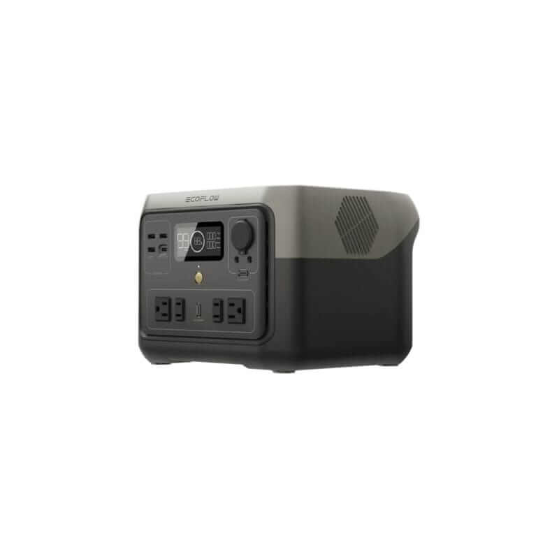 EcoFlow RIVER 2 Solar Generator with 256Wh Capacity, 300W Output, Includes 110W Portable Solar Panel | RIVER2-110-1-US