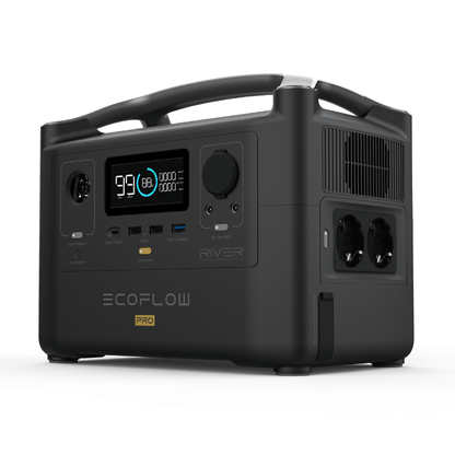 EcoFlow Solar Generator EcoFlow RIVER Pro Portable Power Station (720Wh) EFRIVER600PRO-AM