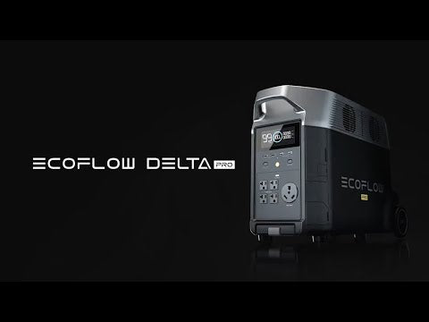 EcoFlow DELTA Pro Solar Generator with 3600Wh Capacity, 3600W Output, Includes 220W Bifacial Solar Panel | TMR500-MS430-US