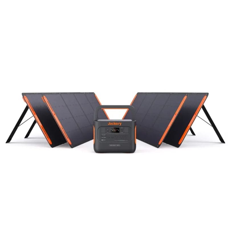 Jackery Solar Generator 1000 Pro + 4x 200W Solar Panels – Portable